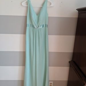 David's Bridal Mint Green Dress sz 2 worn once